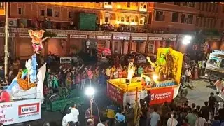 गणेश जी की झांकी |Ganesh ji Shobha Yatra Jaipur |Ganesh Chaturthi Ki Jhanki |Jaipur Ganesh Chaturthi