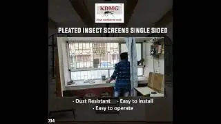 Pleated Insect Screen | KDMG | Kolkata | Call 9903114147 - 9073962034 www.mosquitosnet.com