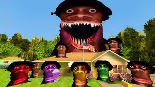AUGHH Juandale Pringle Ghost Family, Haunted House | Nextbot Chase GMOD