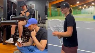 WTA 2024 - After the controversy, her positive test and suspension, Iga Swiatek returns to training