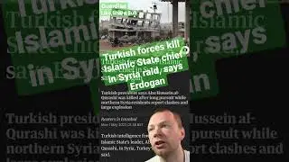 Turkish forces kill Islamic State chief in Syria raid, says Erdogan! #news #shorts #turkey #syria