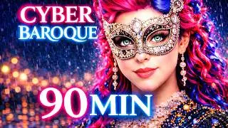 Lady Vivaldi Cyberpunk  90 Min Focus Music  Cyber Baroque