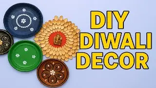 DIY Diwali Wall Decoration | Easy Paper Plate Decoration Ideas | Festive Home Decor Craft 2025