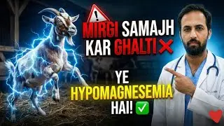 Goat Suddenly Shaking? ⚠️ Grass Tetany (Hypomagnesemia) | बकरी कांप रही है | بکری کانپ رہی ہے
