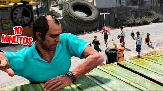 CONSIGO FICAR VIVO POR 10 MINUTOS COM TODOS ME ODIANDO no GTA 5