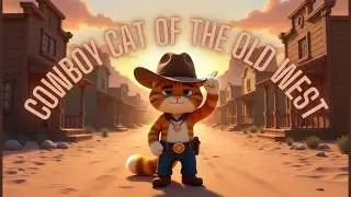 Cowboy Cat of the Old West 🐱🤠 | Fun Kids Country Song