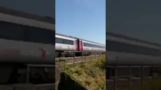 43303 and 43184 Inter City 125 Executive (farewell livery) passing Cockwood Harbour