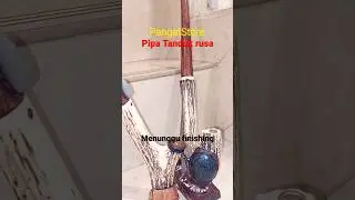 Pipa rokok tanduk rusa super jumbo.