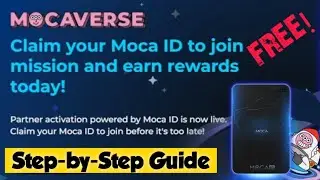 How to claim free MOCA ID | Moca ID invite code | Mocaverse | Animoca Brands