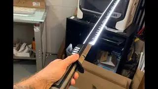 The Saber Trade / SaberBay Darksaber blade LED and Decal Installation