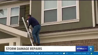 Storm damage repairs