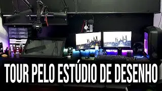 TOUR PELO MEU ESTÚDIO DE DESENHO | ESPECIAL 1.000.000 DE INSCRITOS!
