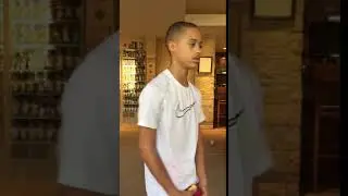 WORLD RECORD #3 Longest dunk on a mini indoor basketball hoop by 14 year old