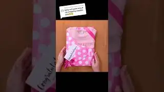 Baby shirt gift packing Ideas.