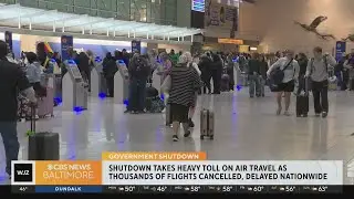 BWI Airport facing new round of flight cancellations, delays Monday