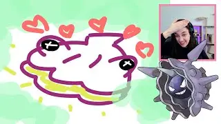 Cloyster, the Cloying Oyster - Drawing Pokemon from memory in 120s | Kittentik
