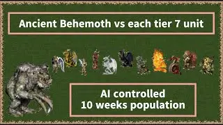 Ancient Behemoths - challenger for best level 7 unit in Heroes 3 ??
