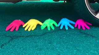 Experiment Car vs different water gloves balloon | Crushing Crunchy Soft Thing || CloseUp Experiment