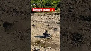 Off Roading On Hero Splendor 🔥|| Xtec Ride || #splendor #uk07 #offroad #dirt #india #xtec #viral