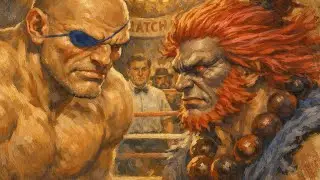 Street Fighter 6 Sagat VS Akuma