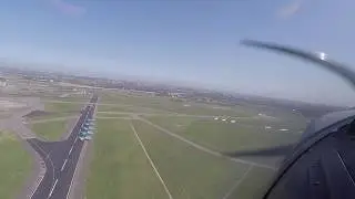 Tecnam Sira PH-VHA - Landing at Schiphol Airport touch and go runway 06 (Kaagbaan) during Corona