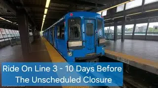 The Last Footage Of The Scarborough LRT Line 3 In Operation Before The Unscheduled Closure. 