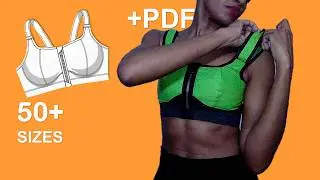 EP8: HOW TO SEW A HIGH-IMPACT SPORTS BRA + Free pattern ⬇️