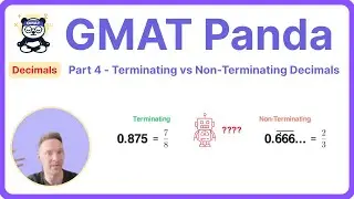 GMAT Terminating and Non Terminating Decimals | Use this Simple Trick
