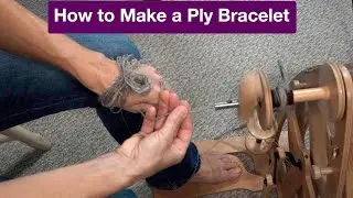 How to Make and Use a  Ply Bracelet for Plying
