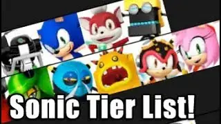 Amy is GARBAGE?! Wolfie's Sonic Character TIER LIST! - Werewoof Reactions
