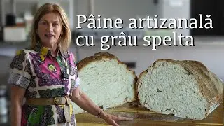 P&acirc;ine din făină integrală și neagră spelta - Rețetă p&acirc;ine artizanală