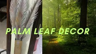 how to palm leaves decor#handcrafteddecor #homedecor #decorationideas