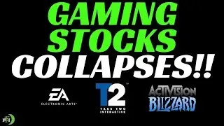 GAMINGS STOCKS COLLAPSES!!! (EA, TTWO, AND ATVI DROPS)