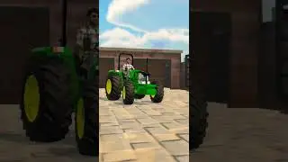 Bonnet open John Deere ☠️ Tractor Stunt 😈 #stunt #power #johndeere