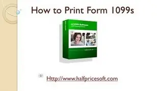 How to Print  Form 1099's