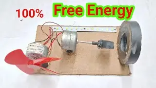 Free Energy |Free Energy fan Device with DC motor and magnet ||HK technical