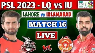 #psl8live Lahore Qalandars vs Islamabad United 16th MATCH Live Score| LQ vs IU PAKISTAN SUPER LEAGUE