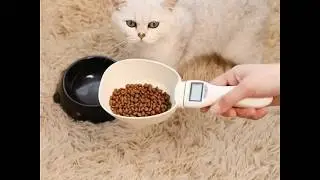 Pet Food Measuring Scale Cup For Dog / Cat / Digital Scale Spoon / LCD Display