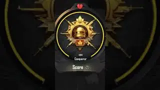 #bgmi Conqueror C2S8 Minus 💔 Video YOUTUBE ARIF PUBG#trending#attitude#tiktok#shorts#song#viralshort