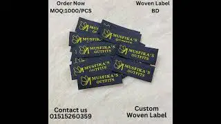 Custom Woven Labels for Clothing | Woven Label | Paper Tag Design | Manufacturing & Printing Guide.