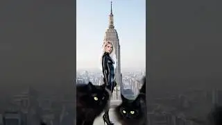 Этому городу нужен НОВЫЙ ГЕРОЙ #cat #kitten #vlog #ai #art #shorts