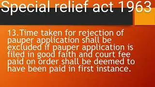 # Specific relief act 1963