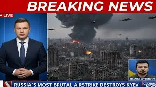 ZELENSKY CRIES: Dozens of Russian Sukhoi SU-27 fighter jets bombed Kyiv Without mercy -ARMA3