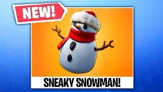 The New SNEAKY SNOWMAN Item In Fortnite..