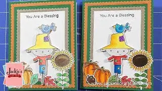 Copic Markers VS Prismacolor Pencils using MFT's Fall Friends