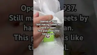 Этот японский магазин сладостей открылся в 1937 году 😳 И до сих пор все сладости изготавливаются ...