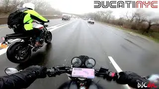 Soaked, Wet and Foggy! Long Island to New York City - Moto Noir + Ducati NYC Vlogs Ride v1437