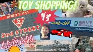 Toy Shopping in Japan. Battle Royale in my city! - 2nd Street Vs. Hard-Off