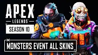 *NEW* MONSTERS WITHIN Event All Skins - Apex Legends Season 10