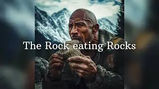The Rock eating Rocks Ai 2025